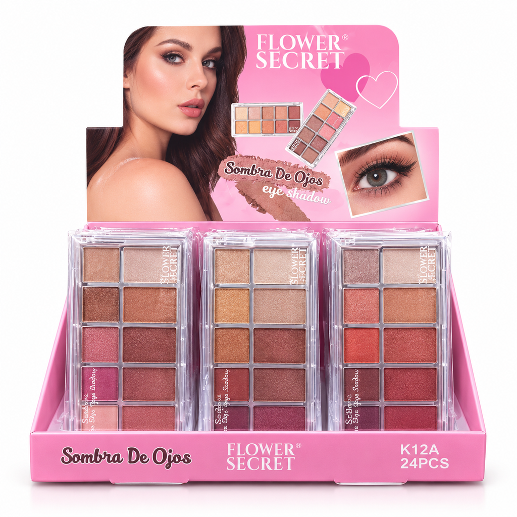 SOMBRA DE OJOS 10 TONOS WAFER - FLOWER SECRET B*24