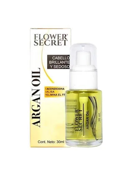 ACEITE DE ARGAN Y KERATINA 30ML - FLOWER SECRET 