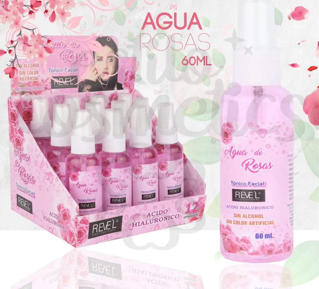 AGUA DE ROSAS 60 ML - REVEL