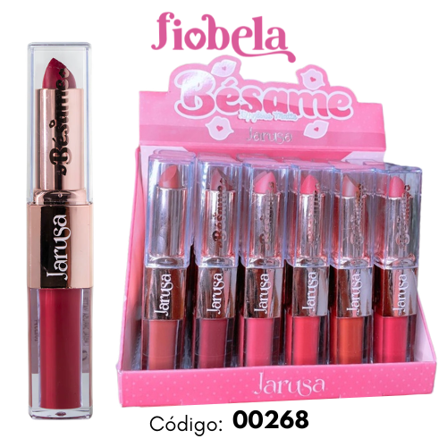 [00268 // AGL-20] LIP GLOSS MATE DOBLE PUNTA BESAME - JARUSA 