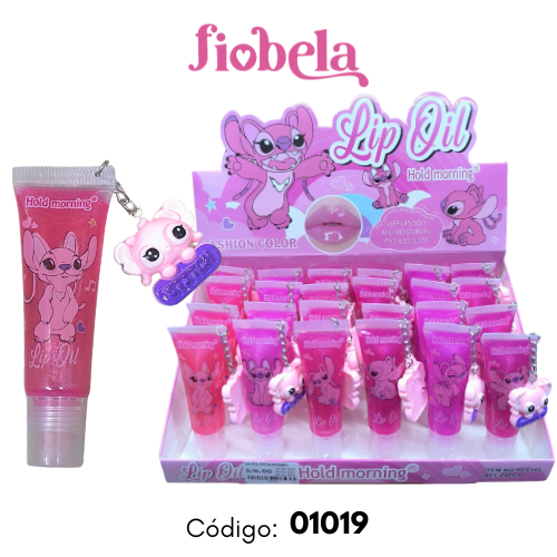 [01019 // HL6145] LIP OIL STICH ROSADO HOLD MORNING