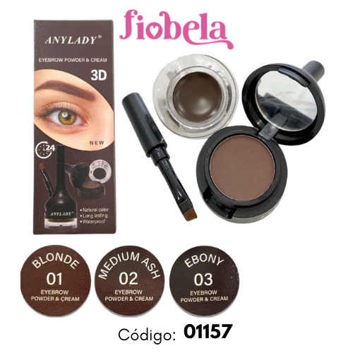 [01157//607B] TRIO CERA MARRON - ANYLADY B*24